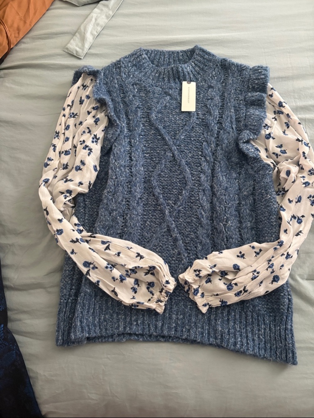 Maeve Layered Sweater Vest - Picture 2 of 7